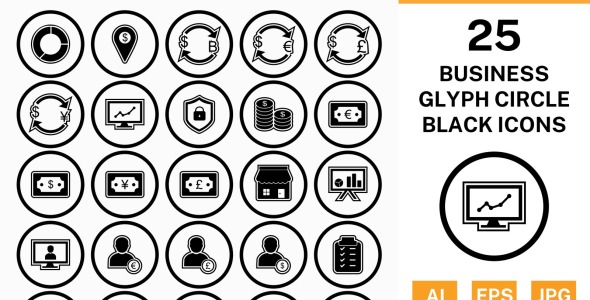 Набор иконок на тему финансы