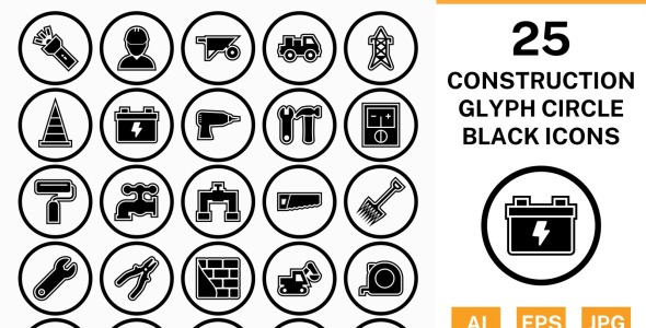 Набор иконок на тему industrial