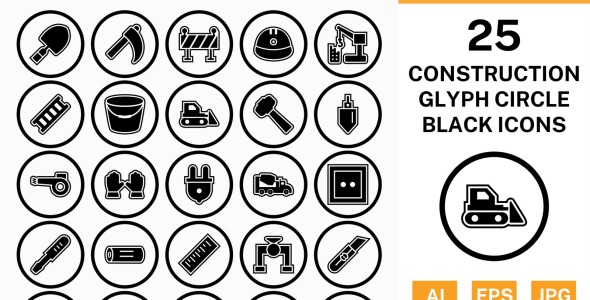 Набор иконок на тему industrial