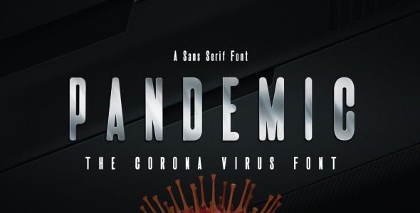 Шрифт на тему графика