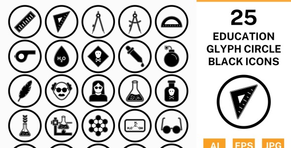 Набор иконок на тему science