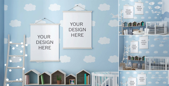 Мокап для продукта на тему графика