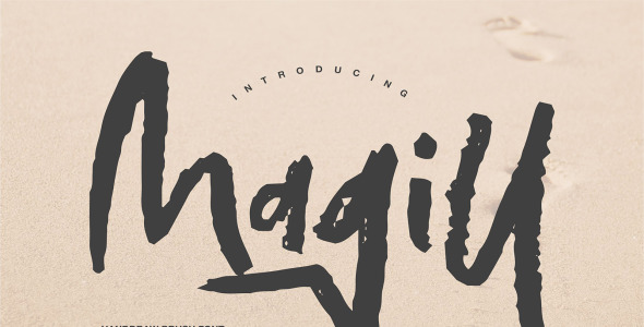 Шрифт на тему графика