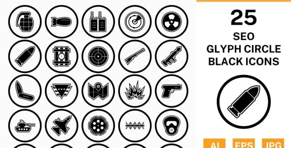 Набор иконок на тему military