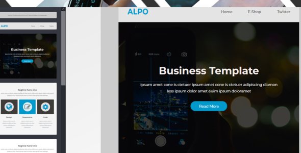Responsive Email Newsletter Template