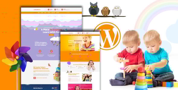 дошкольная тема wordpress