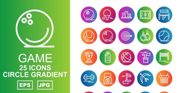 Набор иконок на тему game