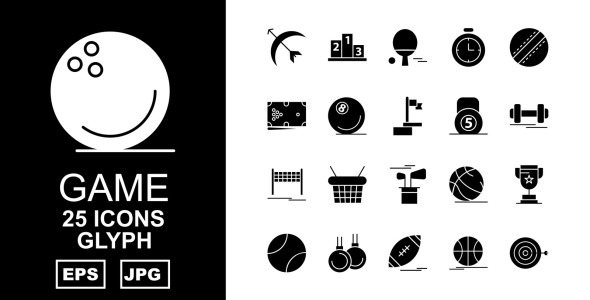 Набор иконок на тему game