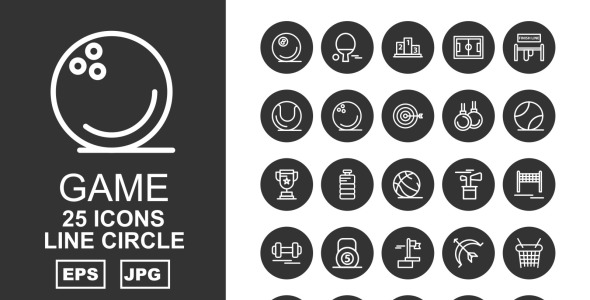Набор иконок на тему game