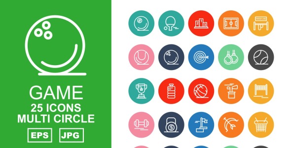 Набор иконок на тему game