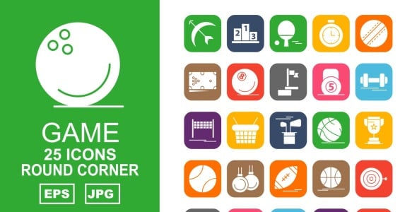 Набор иконок на тему game