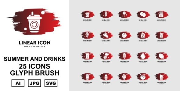 Набор иконок на тему food