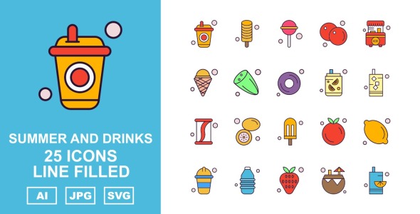 Набор иконок на тему food