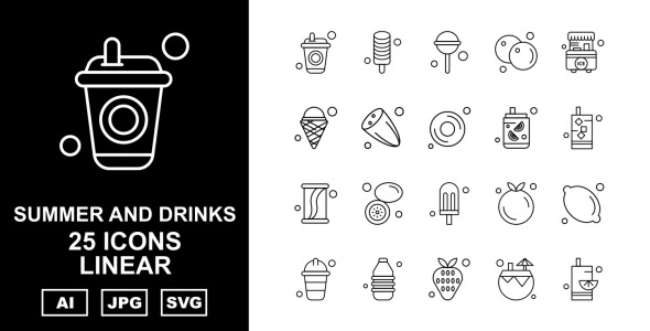 Набор иконок на тему food