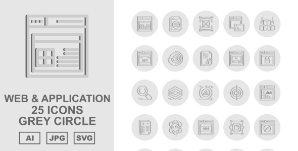 Набор иконок на тему computer