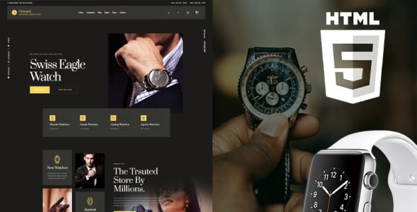 Watch Store Website Template