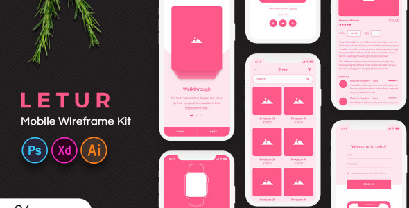 UI элементы на тему графика
