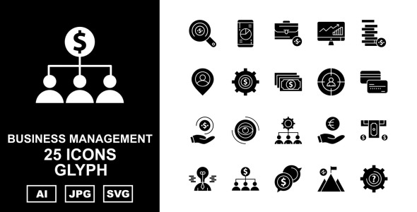 Набор иконок на тему business