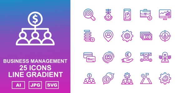 Набор иконок на тему business