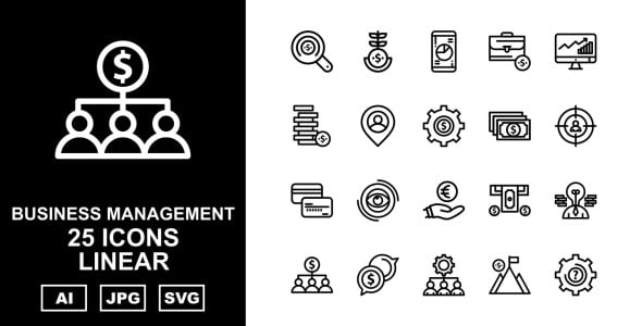 Набор иконок на тему business