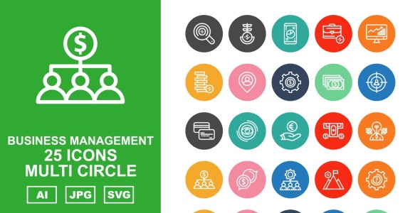 Набор иконок на тему business