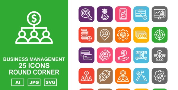 Набор иконок на тему business