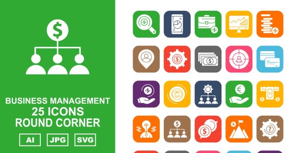 Набор иконок на тему business