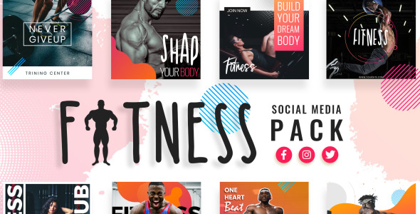 Шаблон для соцсетей на тему графика