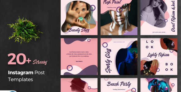 Шаблон для соцсетей на тему графика