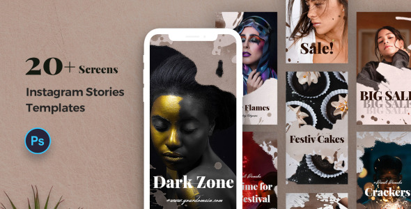 Шаблон для соцсетей на тему графика