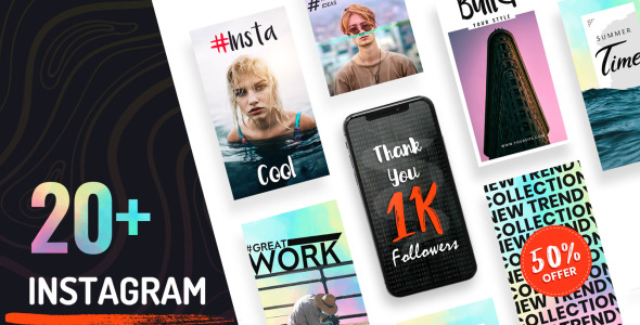 Шаблон для соцсетей на тему графика