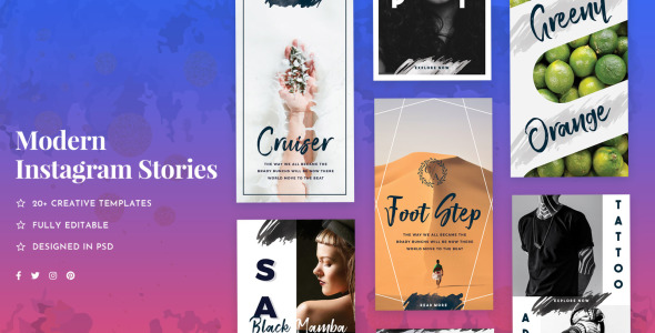 Шаблон для соцсетей на тему графика