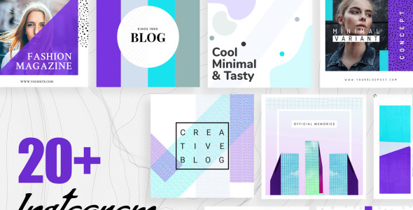 Шаблон для соцсетей на тему графика