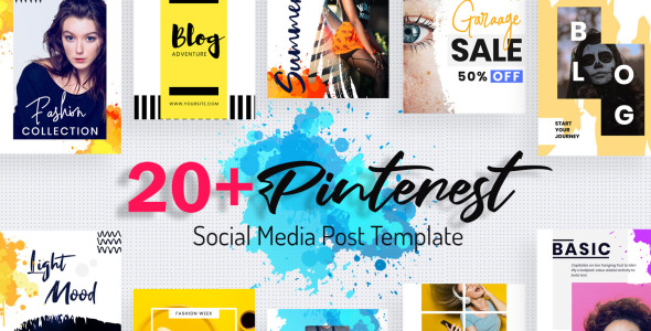 Шаблон для соцсетей на тему графика