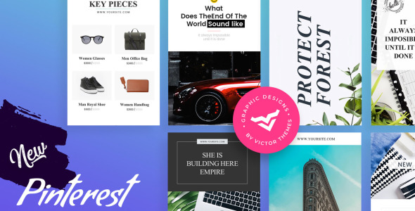 Шаблон для соцсетей на тему графика