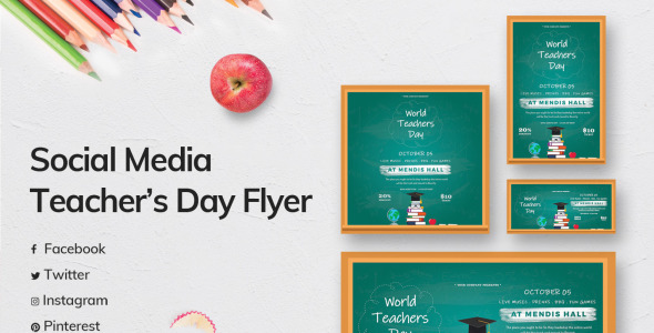 Шаблон для соцсетей на тему графика