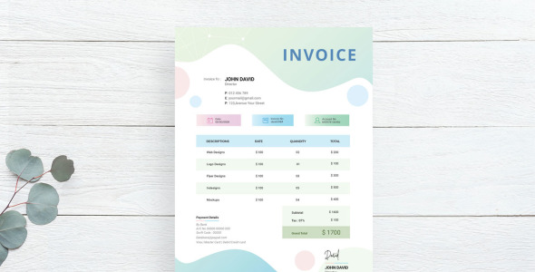 Фирменный стиль на тему графика