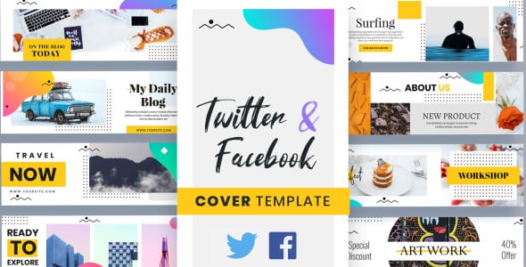 Шаблон для соцсетей на тему графика