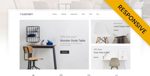 Wood Furniture Store OpenCart Template
