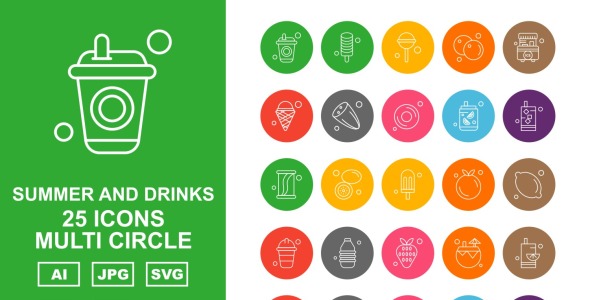 Набор иконок на тему food