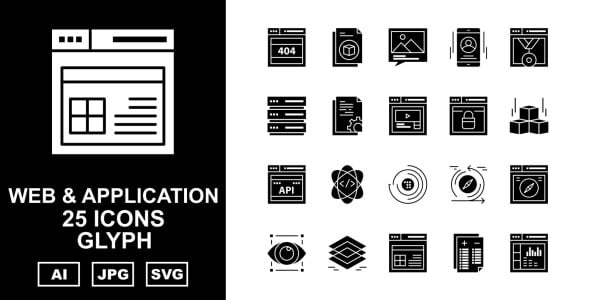 Набор иконок на тему computer