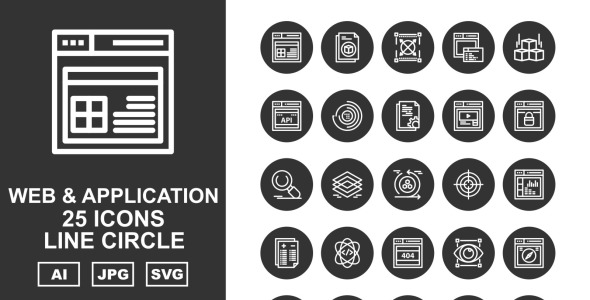 Набор иконок на тему computer