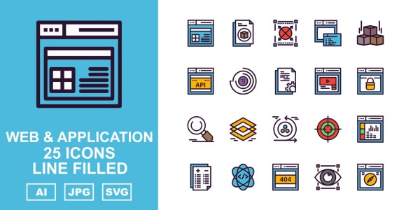 Набор иконок на тему computer