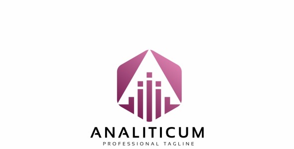 Шаблон логотипа на тему графика