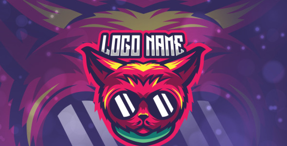 Шаблон логотипа на тему графика