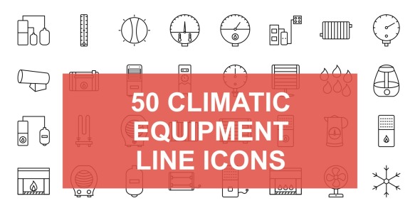 Набор иконок на тему weather