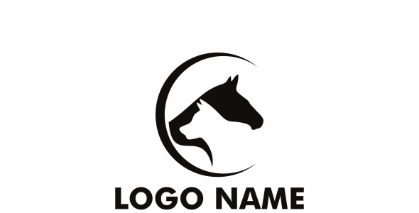 Шаблон логотипа на тему графика