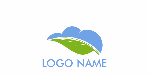 Шаблон логотипа на тему графика