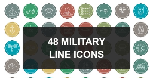 Набор иконок на тему military