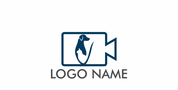 Шаблон логотипа на тему графика